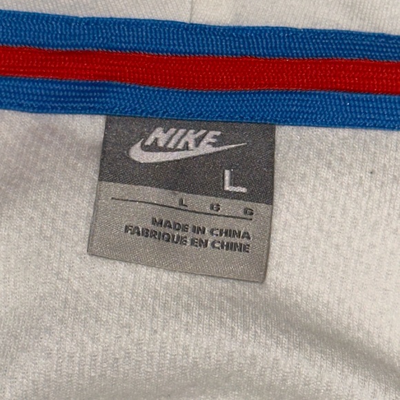 Nike zip up hoodie Bloke core y2k vintage white - Picture 4 of 6